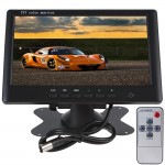 HD 800 x 480 Super Thin 7 Inch Color TFT LCD 2 Channels Video Input Car Rear View Monitor High Quality