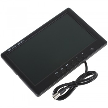 HD 800 x 480 Super Thin 7 Inch Color TFT LCD 2 Channels Video Input Car Rear View Monitor High Quality