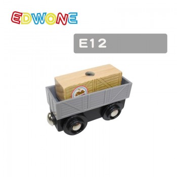22 Designs Edwone Wood Magnetic Trains Car Locomotive Toy  Educational Model DIY Mini Tender Fit Biro Thomas Tracks