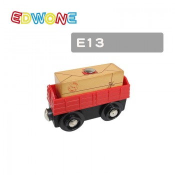 22 Designs Edwone Wood Magnetic Trains Car Locomotive Toy  Educational Model DIY Mini Tender Fit Biro Thomas Tracks