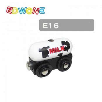 22 Designs Edwone Wood Magnetic Trains Car Locomotive Toy  Educational Model DIY Mini Tender Fit Biro Thomas Tracks