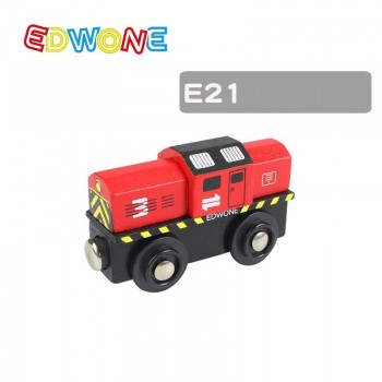 22 Designs Edwone Wood Magnetic Trains Car Locomotive Toy  Educational Model DIY Mini Tender Fit Biro Thomas Tracks