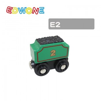 22 Designs Edwone Wood Magnetic Trains Car Locomotive Toy  Educational Model DIY Mini Tender Fit Biro Thomas Tracks