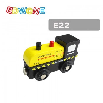 22 Designs Edwone Wood Magnetic Trains Car Locomotive Toy  Educational Model DIY Mini Tender Fit Biro Thomas Tracks