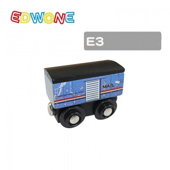 22 Designs Edwone Wood Magnetic Trains Car Locomotive Toy  Educational Model DIY Mini Tender Fit Biro Thomas Tracks