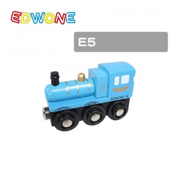 22 Designs Edwone Wood Magnetic Trains Car Locomotive Toy  Educational Model DIY Mini Tender Fit Biro Thomas Tracks