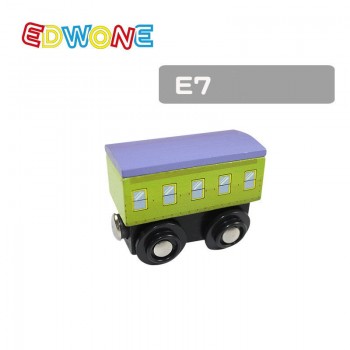 22 Designs Edwone Wood Magnetic Trains Car Locomotive Toy  Educational Model DIY Mini Tender Fit Biro Thomas Tracks
