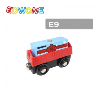 22 Designs Edwone Wood Magnetic Trains Car Locomotive Toy  Educational Model DIY Mini Tender Fit Biro Thomas Tracks