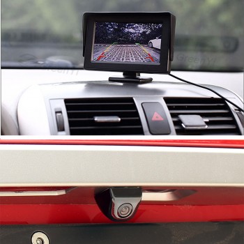 4.3 HD Car Monitor with 170 Degrees Waterproof Vehicle Rear View Backup Camera 2in1 Parking CCTV Video System + 6M Video Cable
