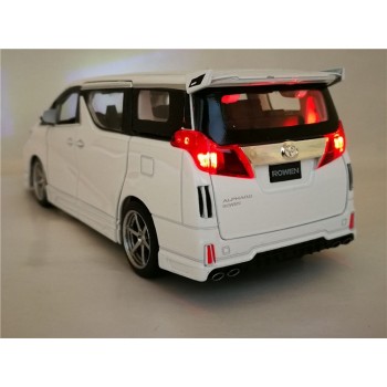 High simitation 1:32 Toyota Alphard MPV model alloy pull back car model 4 open the door with sound light kids toys free shipping