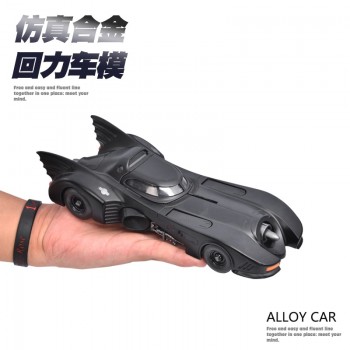 Cool 1:24 Movie Version Black Batman Die-cast alloy car model Children Racing Car Toys Large Batmobile bat Mobile Cars