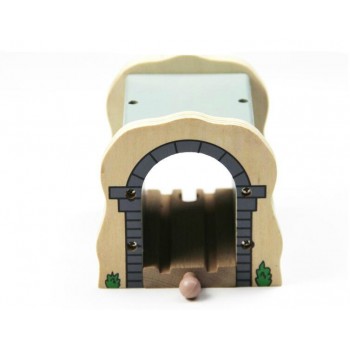 EDWONE -One Wood Railway Gas Station Clock Police Train Car Slot Railway Accessories Original Toy Kids Gifts Fit THOMAS BIRO