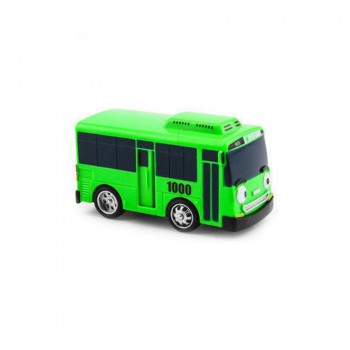 4 PCS/Pack Kids Cartoon Mini TAYO Sliding Pullback Bus Taxi Model Back Childrens Educational Toys