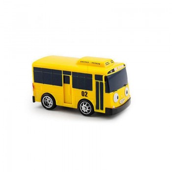 4 PCS/Pack Kids Cartoon Mini TAYO Sliding Pullback Bus Taxi Model Back Childrens Educational Toys