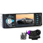 4022D Car Portable Radio Music Player with Rear View Camera Support Bluetooth MP5/FM Transmitter Car Video with Remote Control