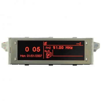 Car Screen support USB and Bluetooth Display red monitor 12 pin Suitable 307 207 408 C4 C5 Red Screen 12 pin