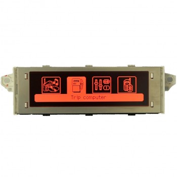 Car Screen support USB and Bluetooth Display red monitor 12 pin Suitable 307 207 408 C4 C5 Red Screen 12 pin