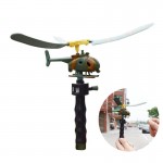 Aviation Model Copter Handle Pull Helicopter Plane Outdoor Toys for Kids Playing Drone Childrens Day Gifts For Beginner