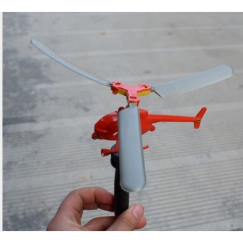 Aviation Model Copter Handle Pull Helicopter Plane Outdoor Toys for Kids Playing Drone Childrens Day Gifts For Beginner