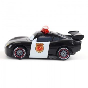 Cars Disney Pixar Cars Police Lightning McQueen Metal Diecast Toy Car 1:55 Loose Brand New In Stock Car3 Christmas Gift Toy