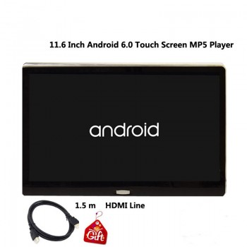 XST 11.6 Inch Android 6.0 Car Headrest Monitor HD 1080P Video IPS Touch Screen 3G/WIFI/USB/SD/HDMI/IR/FM/Bluetooth/Speaker