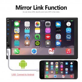 QN8035 12v 1 Pcs 7 inch 2 DIN HD 1080P For Android Mobilephone Car Radio Stereo MP5 Player Rear View Camera For Wince System