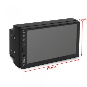 QN8035 12v 1 Pcs 7 inch 2 DIN HD 1080P For Android Mobilephone Car Radio Stereo MP5 Player Rear View Camera For Wince System