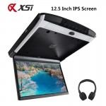 XST 12.5 Inch IPS Screen HD 1080P Video Car Monitor Roof Flip Down Mount Touch Button With USB SD HDMI Sperker IR FM Transmitter