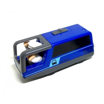 w14 free shipping Combination of electric magnetic locomotive and yellow Blue electric train set Compatible with wooden tracks