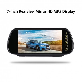 7 Inch TFT LCD 16:9 Touch Bluetooth Car Monitor Reverse Parking Backup Rearview Mirror Universal Car MP5/DVD/TV/MTV Screen