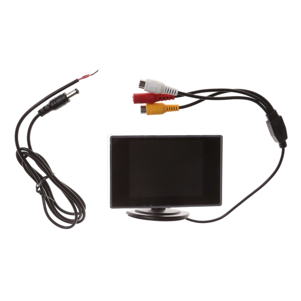Free shipping High Quality 3.5 inch TFT LCD Color Display Auto Car Monitor Screen DVD VCD For Car Rear View Backup Camera