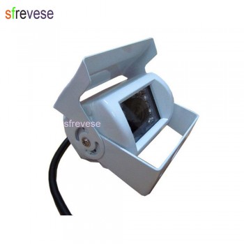 7 LCD Monitor Car Rear View Kit + 18 LED IR Night Vision CCD Parking Backup Reversing Camera White for Bus Truck Motorhome