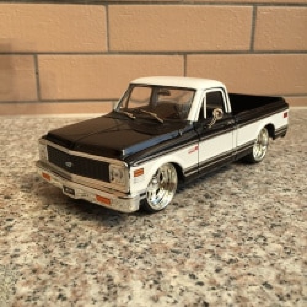 1:24 Jada 1972 Chevrolet Classic Pickup Chevrolet Pick Car Model Toy