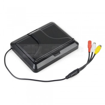 DIYKIT  800 x 480 5 inch Foldable TFT LCD Monitor Car Reverse Rear View Car Monitor for Camera DVD VCR