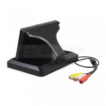 DIYKIT  800 x 480 5 inch Foldable TFT LCD Monitor Car Reverse Rear View Car Monitor for Camera DVD VCR