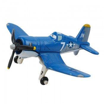 Original Disney Pixar Cars 3 Planes 2 No.7 Dusty Strut Jetstream 1:55 Metal Alloy Diecast Model Plane Toy For Boy Christmas Gift