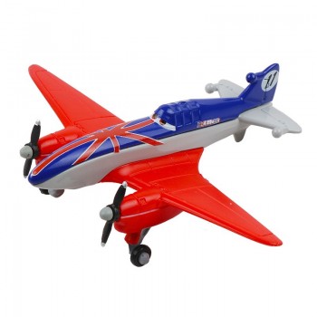 Original Disney Pixar Cars 3 Planes 2 No.7 Dusty Strut Jetstream 1:55 Metal Alloy Diecast Model Plane Toy For Boy Christmas Gift