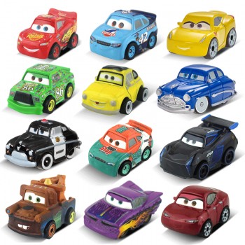 Disney Pixar Cars 3 Mini Size Metal Black Storm Jackson Car Toy Mini Lightning McQueen Speed Sports Car Boy Birthday Gift FKL39