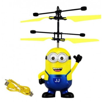 cartoon RC Flying Ball Luminous Kids Flight Balls Drone Electronic Infrared Induction Glowing Ball Toys Gift for Kids