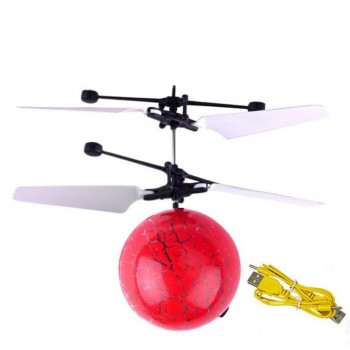 cartoon RC Flying Ball Luminous Kids Flight Balls Drone Electronic Infrared Induction Glowing Ball Toys Gift for Kids