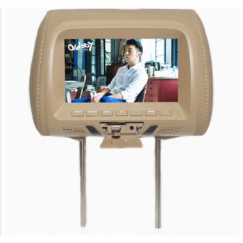 AZGIANT 7 Inch LED Car Headrest Monitor MP5 Function Rear Row AV USB SD MP5 FM Speaker HD Display Screen with Remote Control