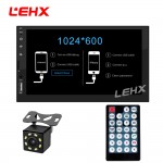 LEHX 2 din car radio 7 HD Player MP5 Touch Screen Digital Display Bluetooth Multimedia USB 2din Autoradio Car Backup Monitor