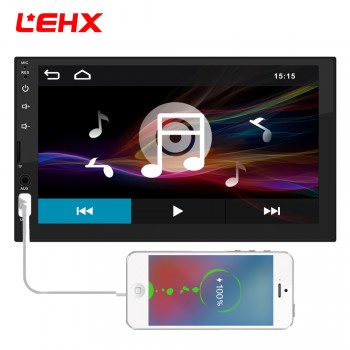 LEHX 2 din car radio 7 HD Player MP5 Touch Screen Digital Display Bluetooth Multimedia USB 2din Autoradio Car Backup Monitor