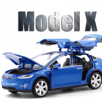 New 1:32 Tesla MODEL X Alloy Car Model Diecasts amp; Toy Vehicles Toy Cars Free Shipping Kid Toys For Children Gifts Boy Toy