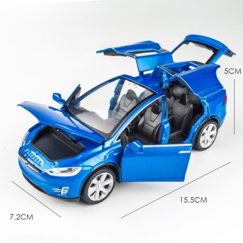 New 1:32 Tesla MODEL X Alloy Car Model Diecasts amp; Toy Vehicles Toy Cars Free Shipping Kid Toys For Children Gifts Boy Toy
