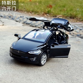 New 1:32 Tesla MODEL X Alloy Car Model Diecasts amp; Toy Vehicles Toy Cars Free Shipping Kid Toys For Children Gifts Boy Toy