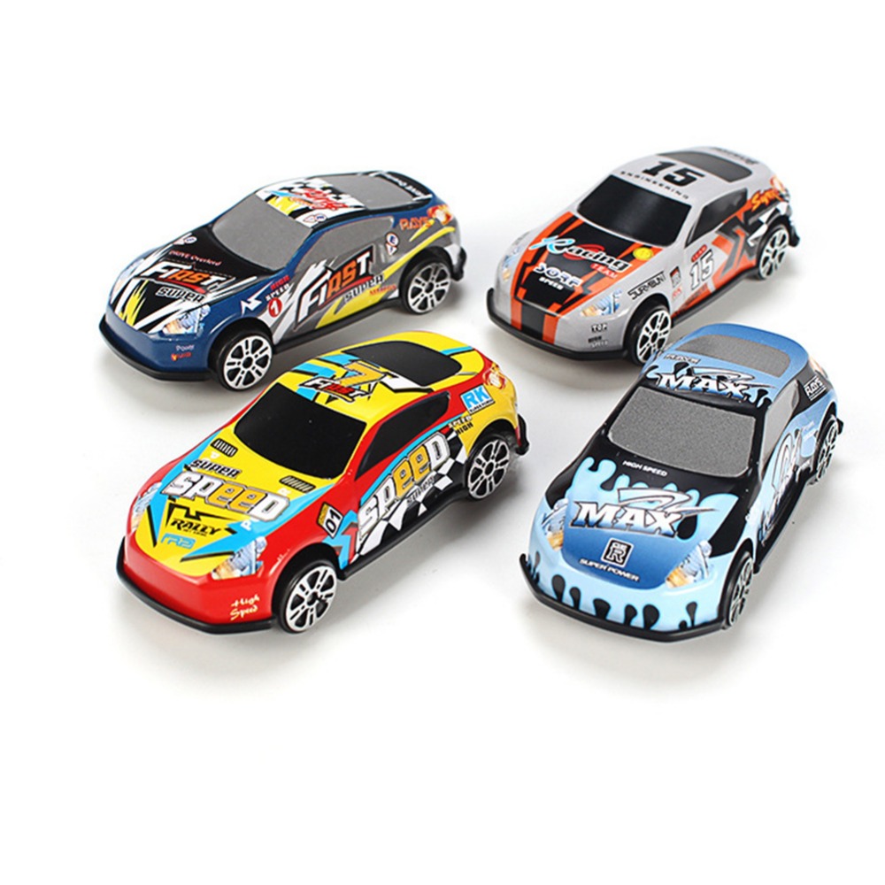 6 Pcs/set Cartoon Mini Car Set Toy Mold Alloy Cars Vehicles  Diecast Children Pocket Toys Model Nursery gift