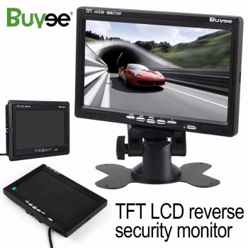 Buyee 7 inch TFT LCD Car Rear View Display Mirror Monitor for Truck Parking Car Reverse Rear View Camera Car screen display 407