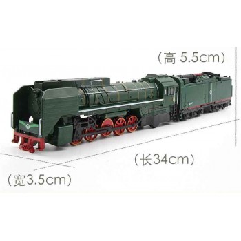 One Size Steam Train Diesel Locomotive Alloy Model toy cars Pull Back Sound Light Model toys for children