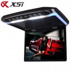 XST 15.6 Inch Car Roof Mount Monitor Flip Down TFT LCD Player Support 1080P USB FM HDMI SD Touch Button Ceiling MP5 Player